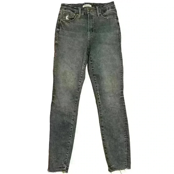 Good American Good Legs Skinny Jeans Size 2 / 26 Denim Casual Comfort Stretch - Picture 1 of 7